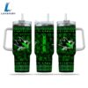 NHL San Jose Sharks Happy St. Patrick's Day Custom Stanley Quencher 40oz Stainless Steel Tumbler With Handle