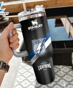 NHL Tampa Bay Lightning Custom Stanley Quencher 40oz Stainless Steel Tumbler With Handle