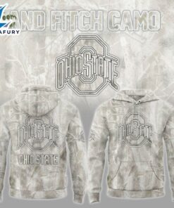 Ohio State Football & Fitch Camo Hoodie