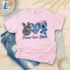 Peace Love Stitch Shirt Lilo And Stitch Disney