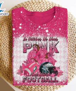 Philadelphia Eagles Bleached Cancer Awareness, Sport Shirts For Fan