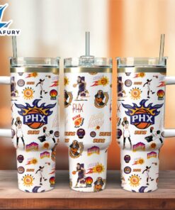 Phoenix Suns Basketball NBA Sport Custom Stanley Quencher 40oz Stainless Steel