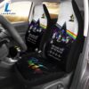 Pink Floyd 2PCS Car Seat Cover 3D Decor