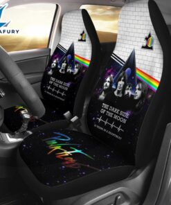 Pink Floyd 2PCS Car Seat Cover 3D Decor