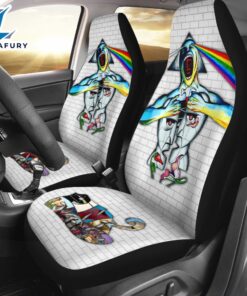 Pink Floyd 2PCS Car Seat Cover HOT Trend 2025