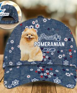 Pomeranian Proud Mom Cap Gift For Christmas