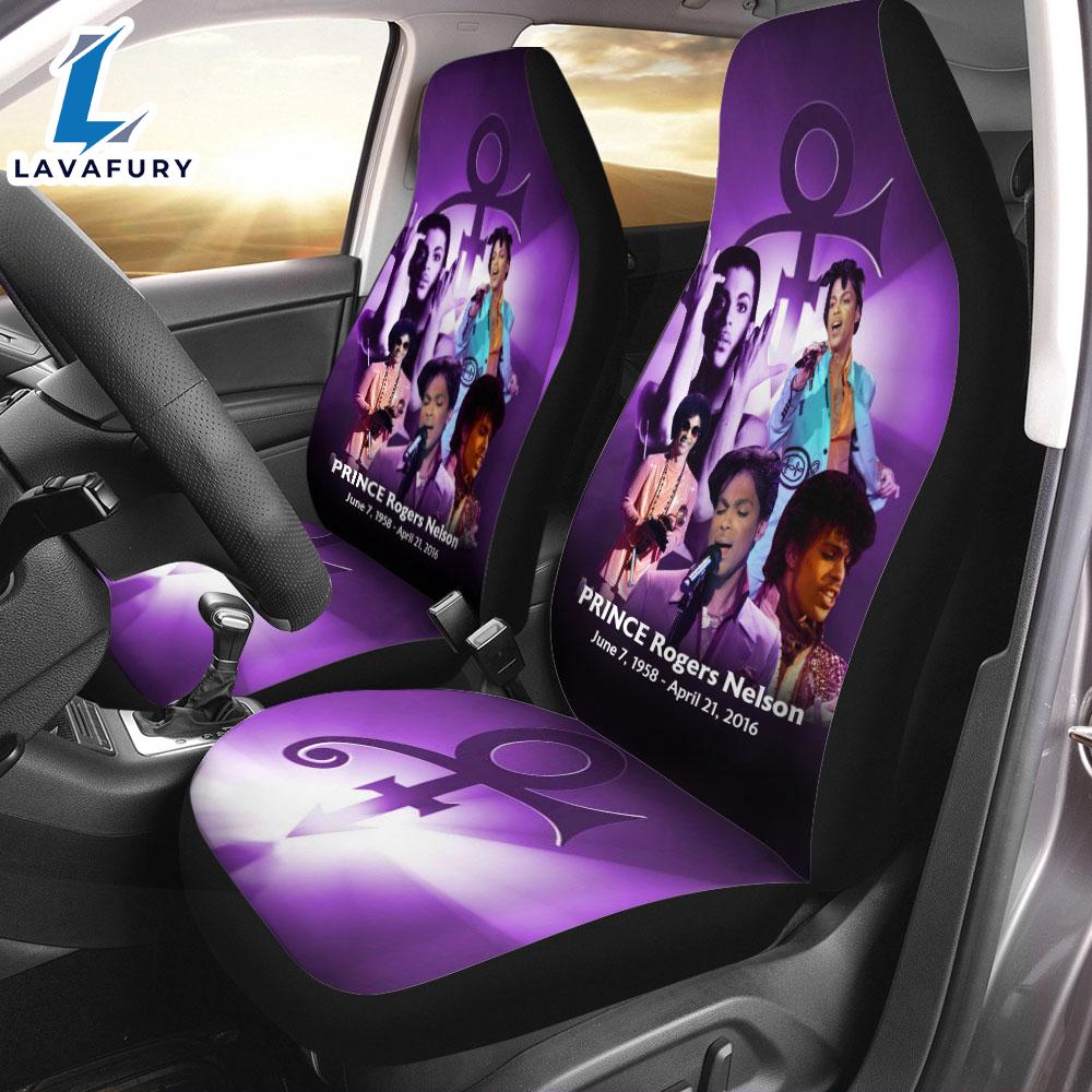 Prince 2PCS Car Seat Cover Music Decor Car Prince 2PCS Car Seat Cover Music Decor Car