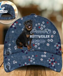 Rottweiler 2 Proud Mom Cap Gift For Christmas