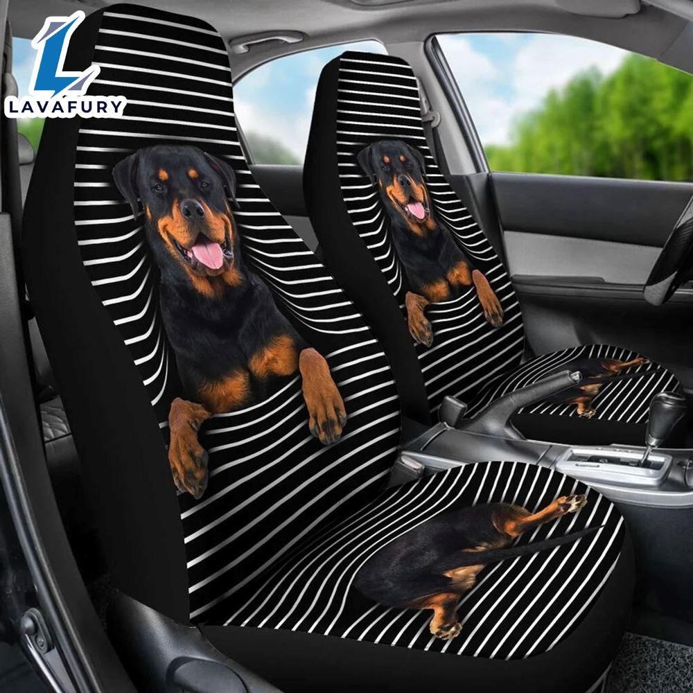 Rottweiler Custom Car Seat Covers For Lover Dogs Rottweiler Custom Car Seat Covers For Lover Dogs