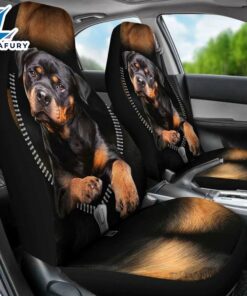 Rottweiler Zipper Custom Car Seat Covers
