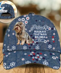 Russkaya Tsvetnaya Bolonka Proud Mom Cap Gift For Christmas