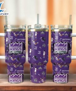 Sacramento Kings Basketball NBA Sport Custom Stanley Quencher 40oz Stainless Steel Tumbler