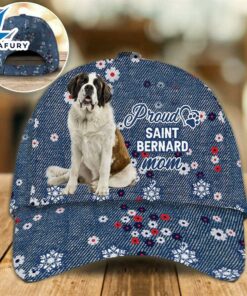 Saint Bernard Proud Mom Cap Gift For Christmas