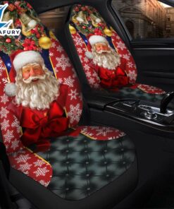 Santa Claus Premium Custom Car Premium Custom Car Seat Covers Decor Protectors Decor Protector