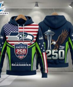 Seattle Seahawks America 250 1776-2026 Hoodie