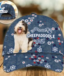 Sheepadoodle Proud Mom Cap Gift For Christmas