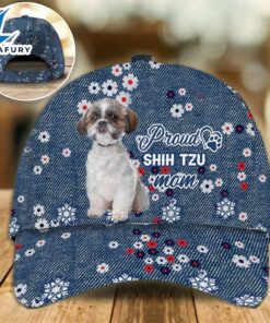Shih Tzu 3 Proud Mom Cap Gift For Christmas