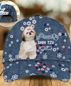 Shih Tzu 4 Proud Mom Cap Gift For Christmas