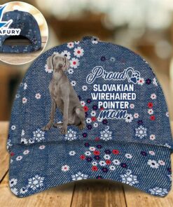 Slovakian Wirehaired Pointer Proud Mom Cap Gift For Christmas