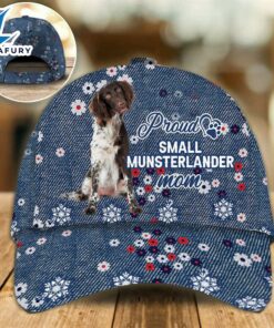 Small Munsterlander Proud Mom Cap Gift For Christmas