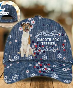 Smooth Fox Terrier Proud Mom Cap Gift For Christmas