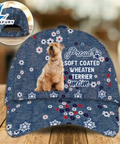 Soft Coated Wheaten Terrier Proud Mom Cap Gift For Christmas