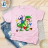 Stitch Riding Dinosaur Shirt T-Rex Disney Tee Gift for Family Gift Valentine Day 2 Stitch Riding Dinosaur Shirt T-Rex Disney Tee Gift for Family
