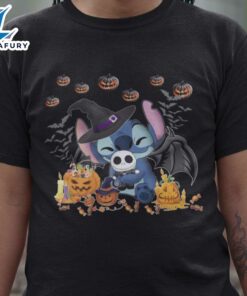 Stitch Witch Stitch Lover Disney Lover Halloween T-shirt