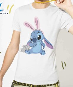 Stitch With Easter Bunny T-Shirt Disney