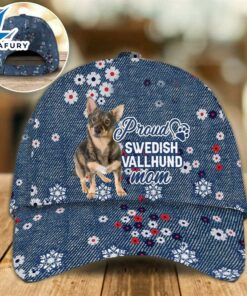 Swedish Vallhund Proud Mom Cap Gift For Christmas