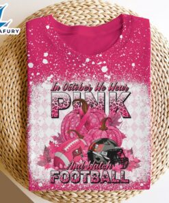 Tampa Bay Buccaneers Bleached Cancer Awareness, Sport Shirts For Fan