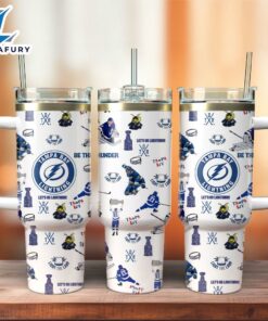 Tampa Bay Lightning Ice Hockey NHL Sport Custom Stanley Quencher 40oz Stainless Steel Tumbler