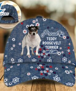Teddy Roosevelt Terrier Proud Mom Cap Gift For Christmas