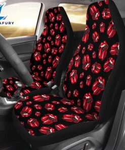 The Rolling Stones 2PCS Car Seat Cover 3D Decor