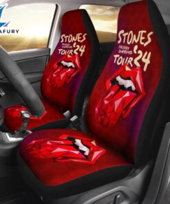 The Rolling Stones 2PCS Car Seat Cover Decor Car