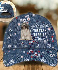 Tibetan Terrier Proud Mom Cap Gift For Christmas