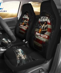 Toby Keith 2PCS Car Seat Cover For Fans