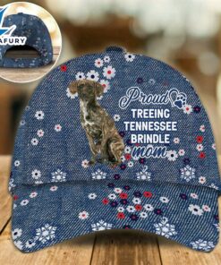 Treeing Tennessee Brindle Proud Mom Cap Gift For Christmas