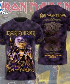 Vintage Iron Maiden Band 3D Shirt
