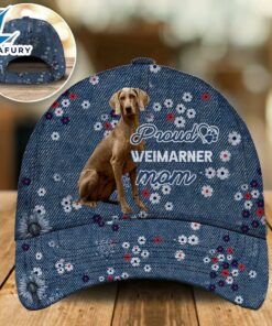 Weimaraner 2 Proud Mom Cap Gift For Christmas
