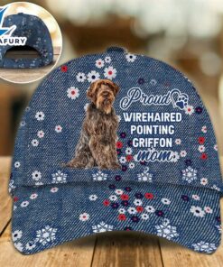 Wirehaired Pointing Griffon Proud Mom Cap Gift For Christmas