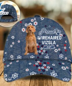 Wirehaired Vizsla Proud Mom Cap Gift For Christmas