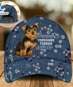 Yorkshire Terrier 3 Proud Mom Cap Gift For Christmas