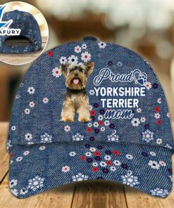 Yorkshire Terrier Proud Mom Cap Gift For Christmas