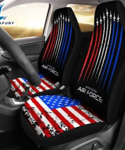 Best Air Force Us Veterans 4Th Of July Premium Custom Car Seat Covers Decor Protector