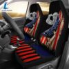 Best Airborne Wings Us Flag Pull Back Military Paratrooper Premium Custom Car Seat Covers Decor Protector