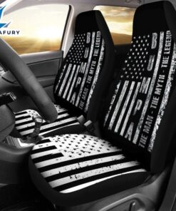 Best Bumpa The Man The Myth The Legend Us Flag Premium Custom Car Seat Covers Decor Protector
