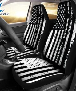 Best Usaf Jrotc Air Force Junior Rotc W Us Flag Premium Custom Car Seat Covers Decor Protector