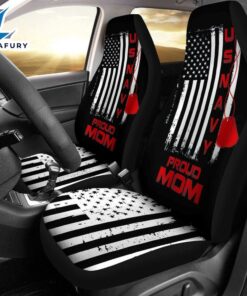 Best Veteran U.S. Navy Mom Premium Custom Car Seat Covers Decor Protector