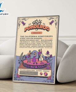 Big Ponderoo Music And Art Festival Jun 26-27 2026 Village Green Park Sisters OR Poster